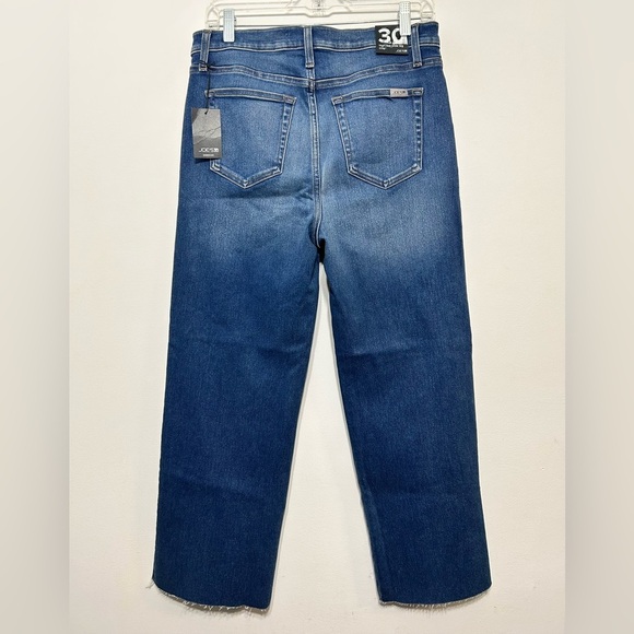 New! Joe’s Jeans High Rise Wide Leg Cropped Raw Hem Jeans Womens Size 30 - Picture 8 of 15